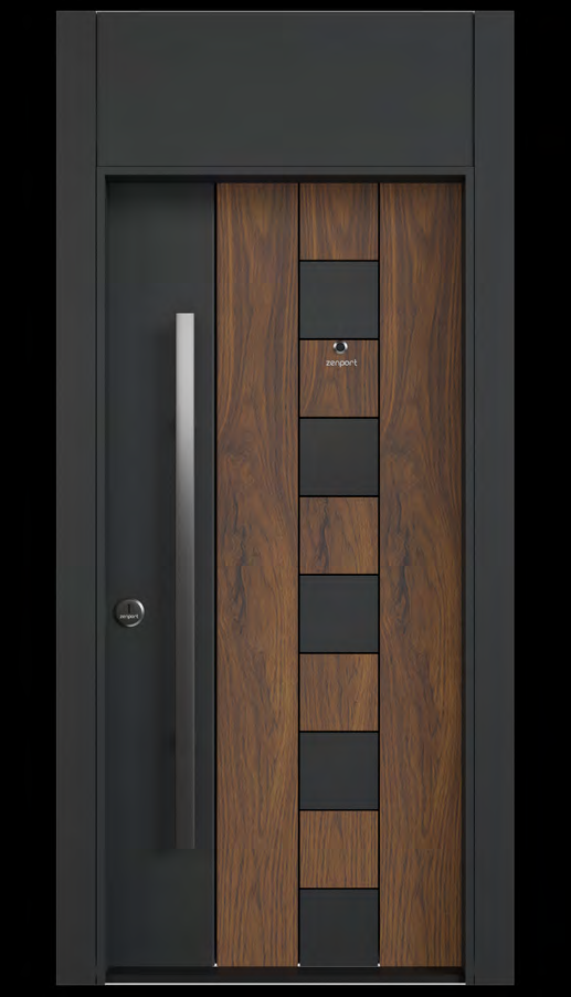 Zen Plus 07 Laminoks Çelik Kapı LM-07 - İzmit Çelik Kapı Modeli