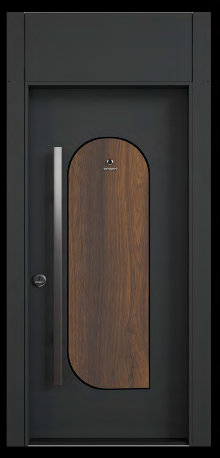 Zen Plus 09 Laminoks Çelik Kapı LM-09 - İzmit Çelik Kapı Modeli