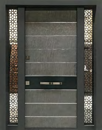Zen Plus SP-02 Özel Mimari Üretim Kapı İzmit Çelik Kapı Modeli